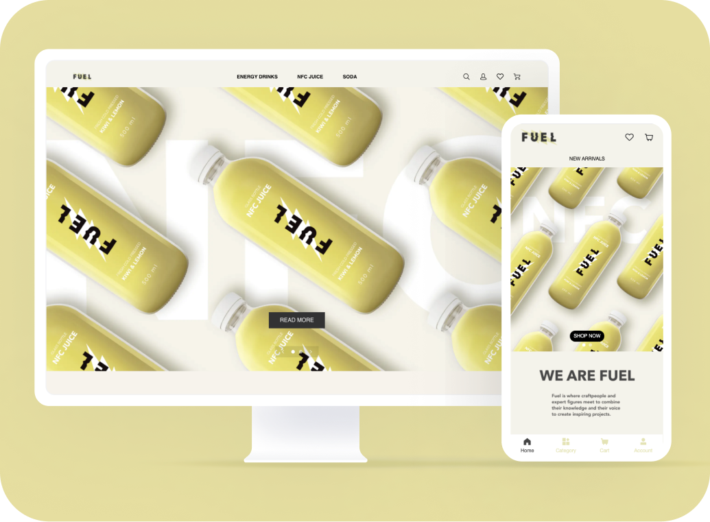 模板推薦 | 年輕跳躍的FUEL 主題，多角度展示、動(dòng)效視覺一絕！