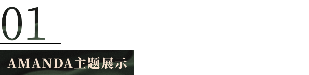 高級感滿滿的AMANDA模板免費用！時尚品牌商家不容錯過