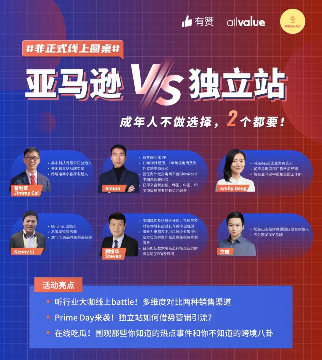 活動(dòng)回顧 | 亞馬遜VS獨(dú)立站，成年人應(yīng)該怎么選？